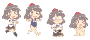 【東方】変わったポーズの全身ぎゃてコラスレのアイキャッチ